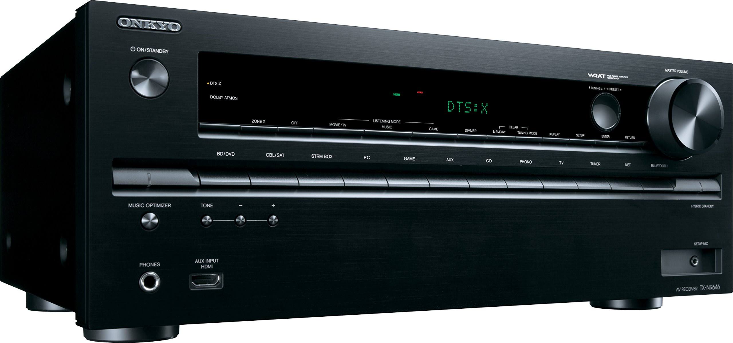 Black 7.2 Channel AV Network Receiver E498818