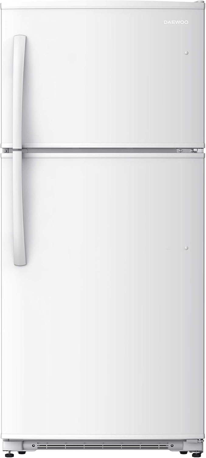 White 18 Cu.Ft Top Mount Refrigerator H852
