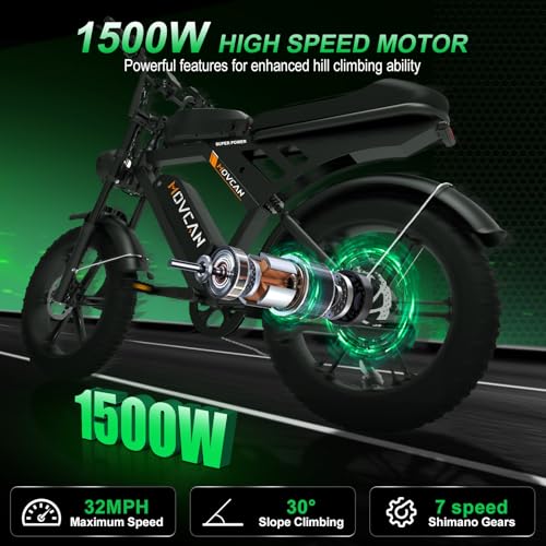 Electric Bike 20" Fat Tire Ebike 48V 20Ah Battery Hydraulic Disc Brake T301