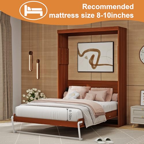 Full Brown Murphy Bed Q54502