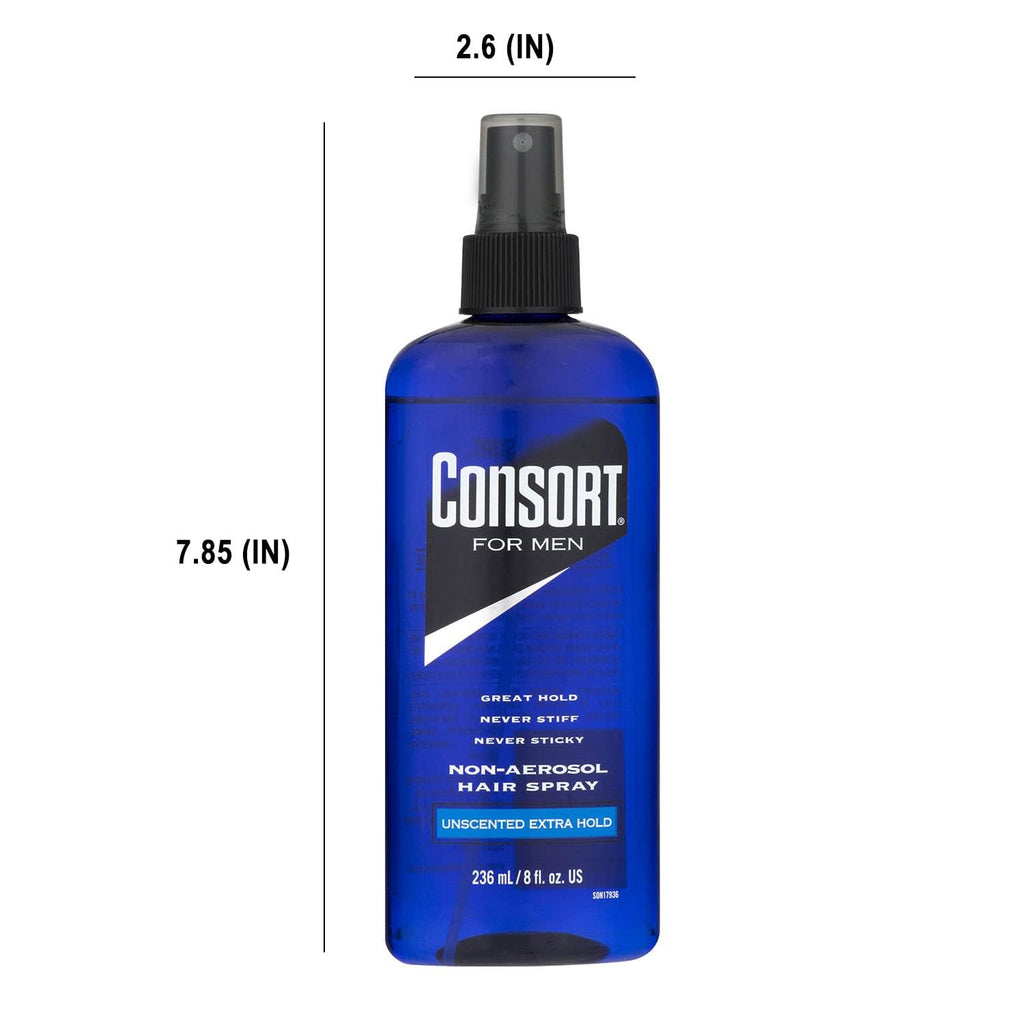 Unscented Hair Spray 8oz Pump 3 Pack U95507