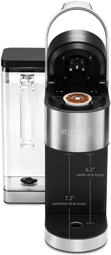 Single Serve Coffee Maker with 15 K-Cup Pods and Reusable Coffee Filter Y179