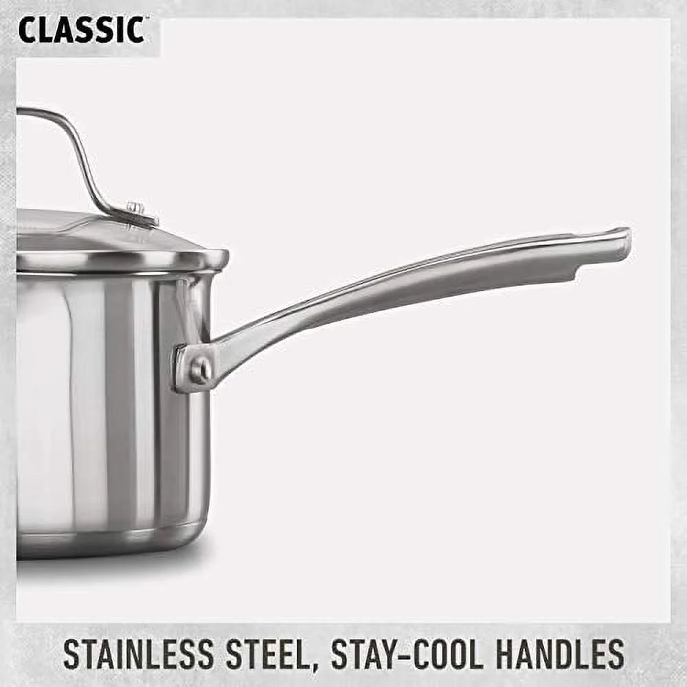 10-Piece Stainless Steel Cookware Set E413227