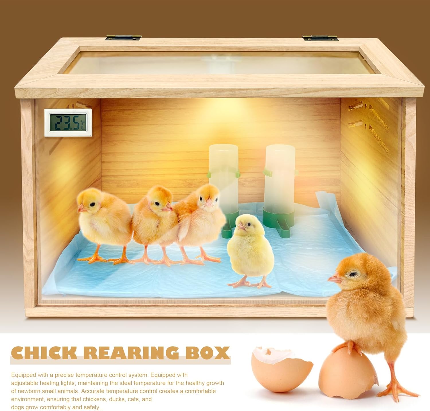 Chicken brooder Box, 15.7 X 12 X 12 inches Z326