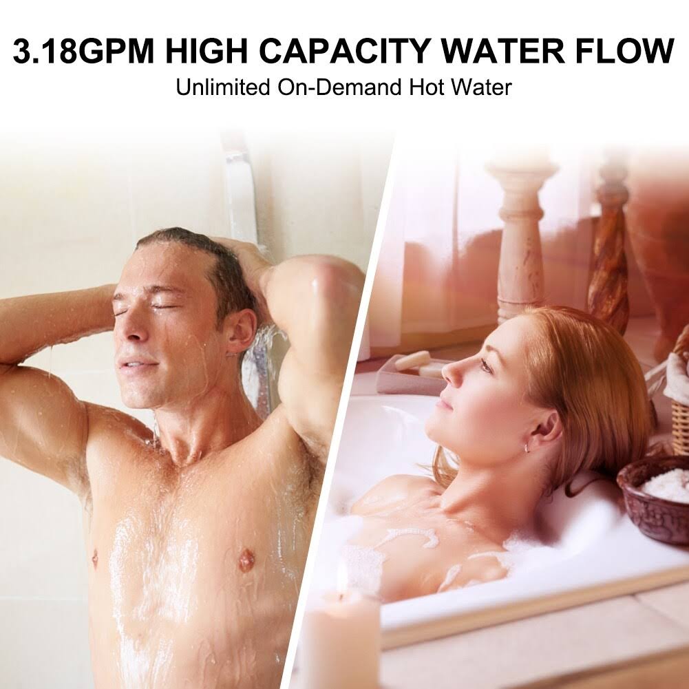 12L 3.18 GPM Indoor Tankless Natural Gas Water Heater J299888