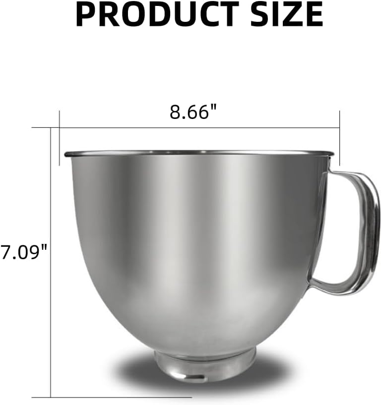 Silver 4.5L Stand Mixer Bowl S541728
