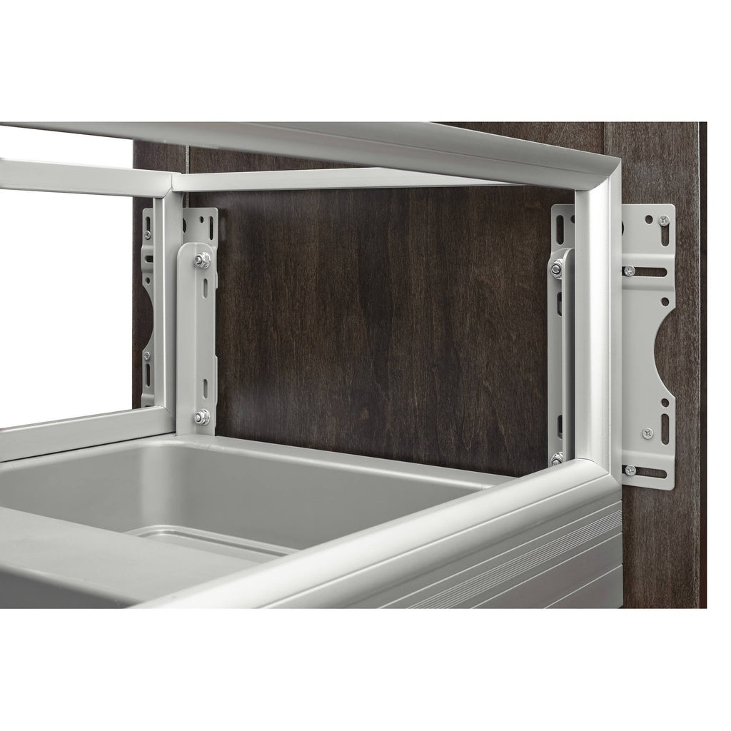 Double Trash Pullout 35 Quart Silver O888434