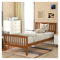 Twin Bed Frame Platform with Headboard and Footboard O503129