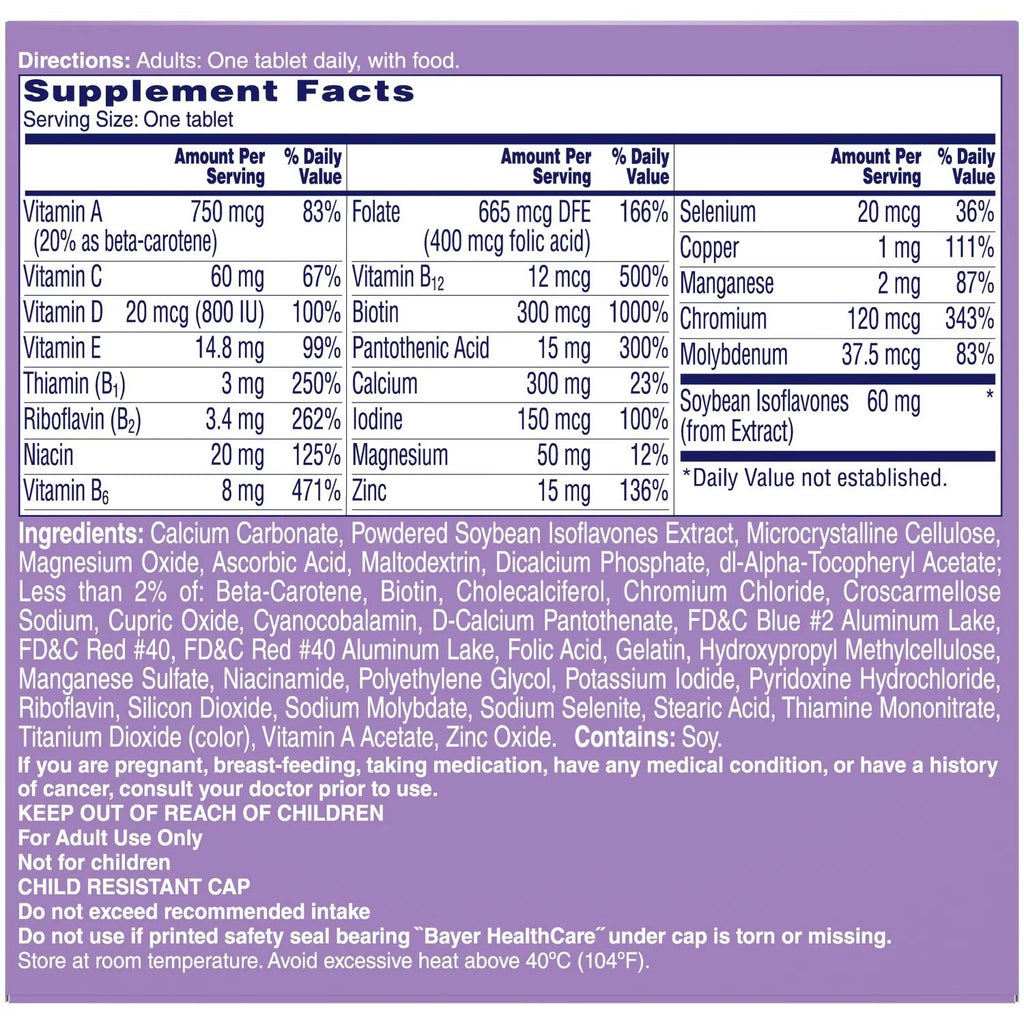 50 Ct 4 Pack Multivitamin I996107