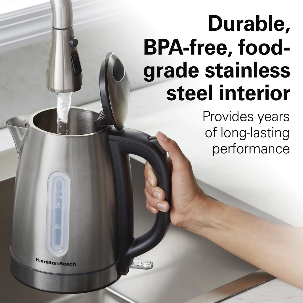 Stainless Steel Electric Kettle, 1.7 Liter Capacity L8893