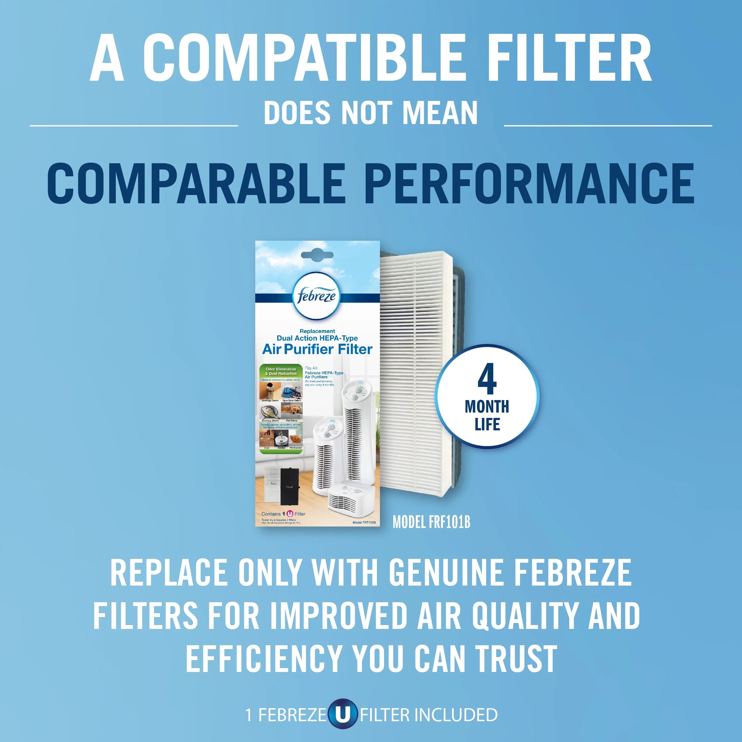 White HEPA-Type Air Purifier J111