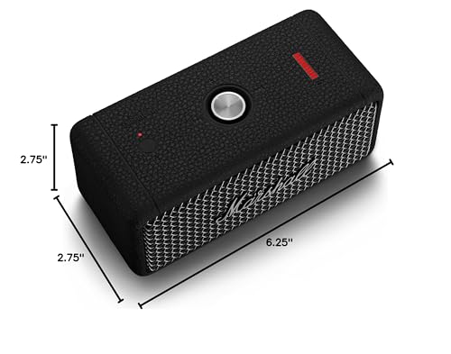 Black & Brass Portable Bluetooth Speaker R1426