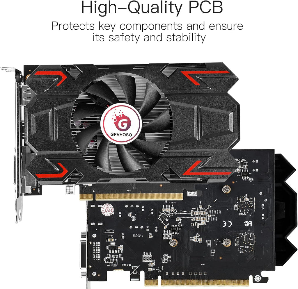 AMD Radeon RX 550 4GB GDDR5 128 Bit PCI Express 3.0 Graphics Card U732836