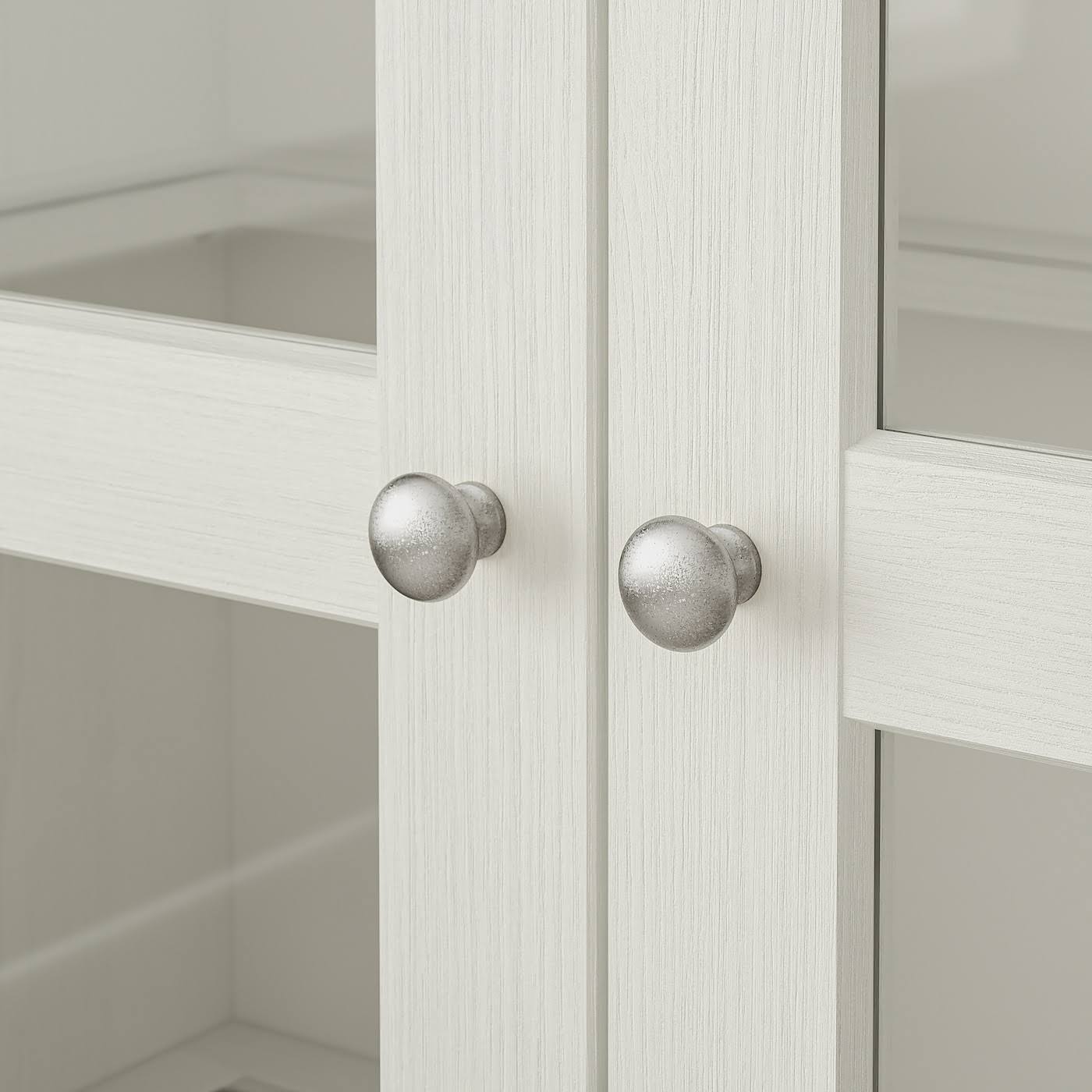 White Glass-Door Cabinet Z783216