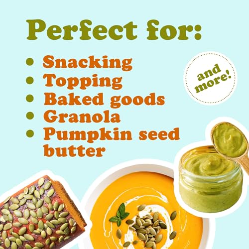 Organic Raw Pepitas, 12 Ounces — Pumpkin Seed Kernels, Unsalted, No Shell E6079