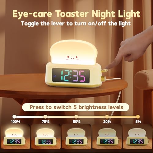 Kids Digital Alarm Clock with Night Light O733955