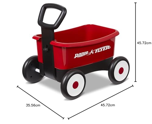 Red 2-in-1 Wagon with Beach and Garden Tools P9510