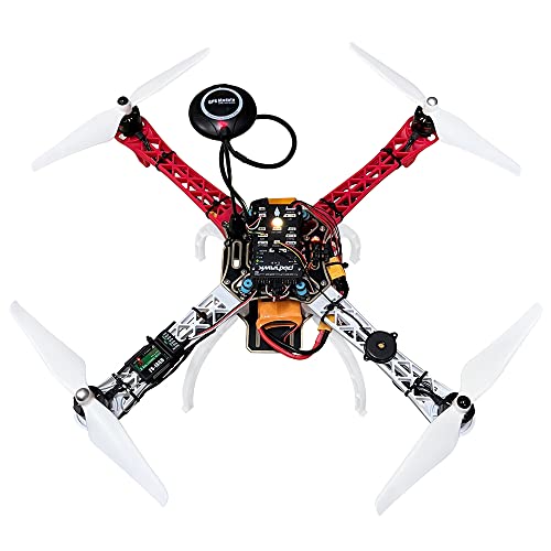 Drone Kit DIY Quadcopter Set Frame Pixhawk GPS Power Module ESC Brushless Motor Prop Battery Accessory Guild Book Video J34574