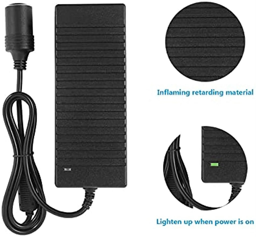AC-DC Converter AC-100V/240V to DC-12V 10A 120W Car Cigarette Lighter Socket Power Adapter W127527