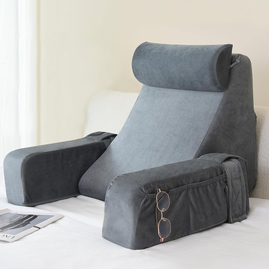 Medium Grey Reading Pillow K77742