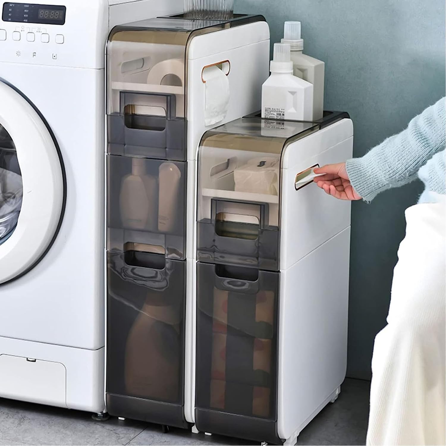 Floor-standing Bathroom Storage Cabinets H8462