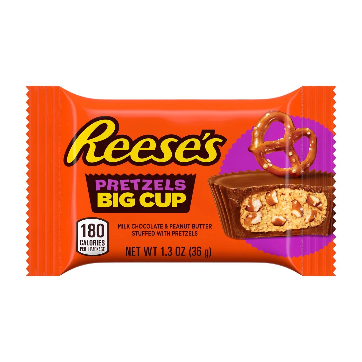 Milk Chocolate Peanut Butter Cups Candy, 1.3 oz, 16 Count P1199