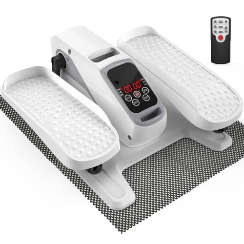 Under Desk Elliptical Machine 5 Modes 12 Speeds Low Impact Mini Electric Leg Exerciser with Non-Slip Mat V941299