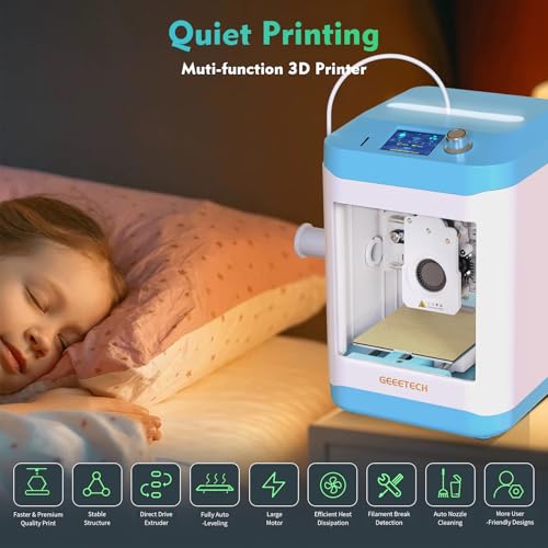 Fully Assembled Direct Drive Extruder 3D Printer with Auto Leveling, Print Area 3.94×4.33×3.94 in C459518