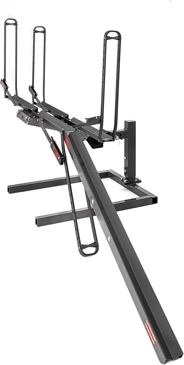3" Wide Double Hitch Mount E-Bike Rack B4336
