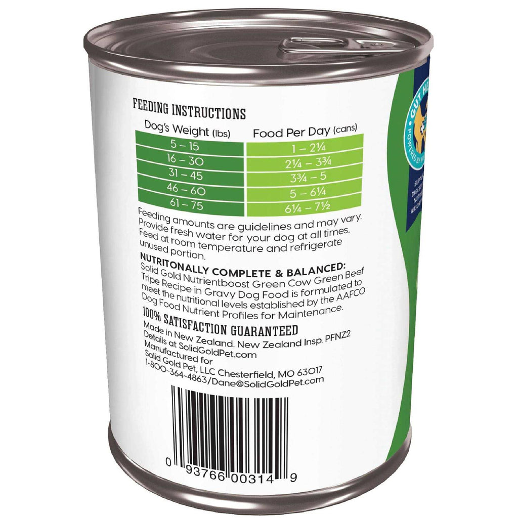 Solid Gold Green Cow Tripe Beef Free Dog Food A664074