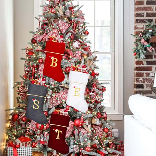 Blue Velvet Christmas Stocking with Gold Trim C66267