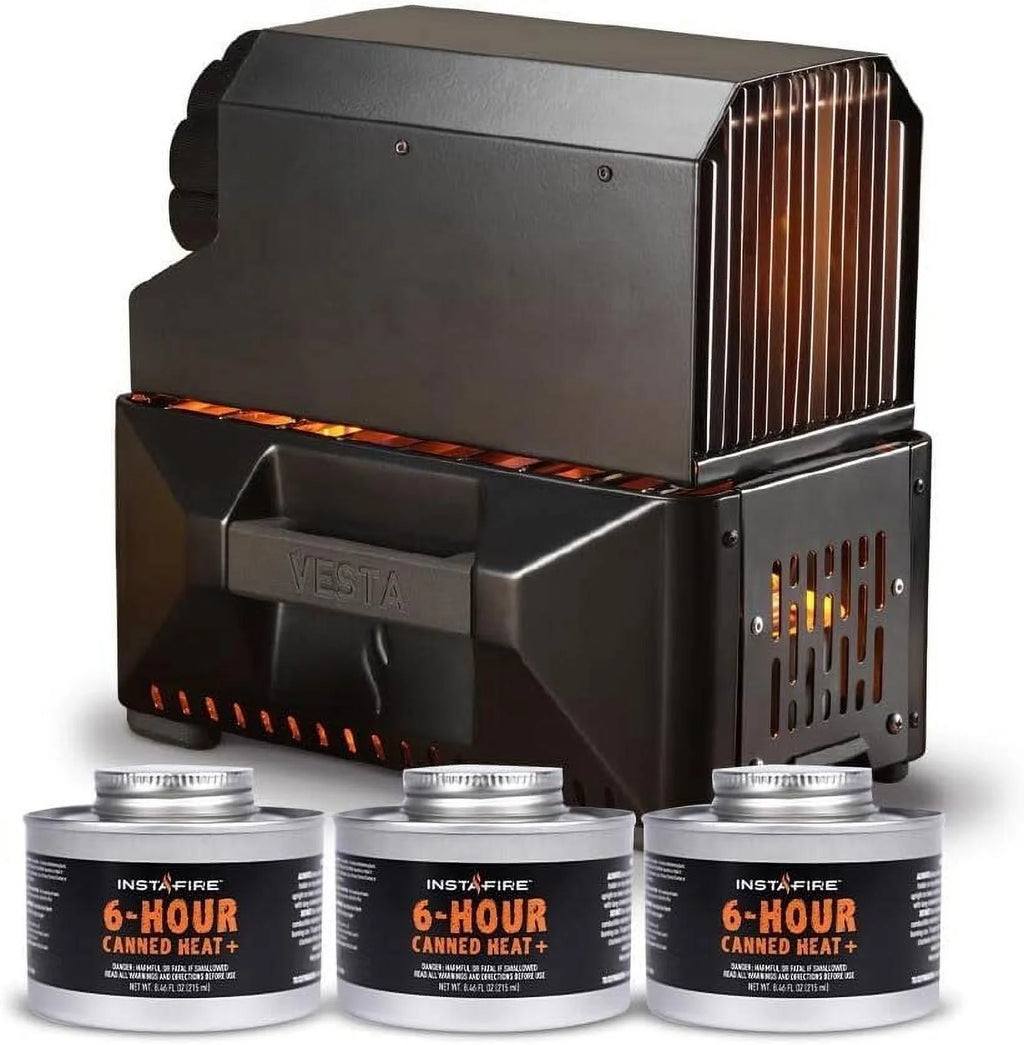 Compact Self-Powered Camping Heater & Stove D7844