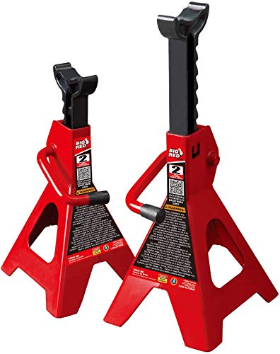 2 Ton Hydraulic Trolley Floor Jack with 2 Jack Stands V631