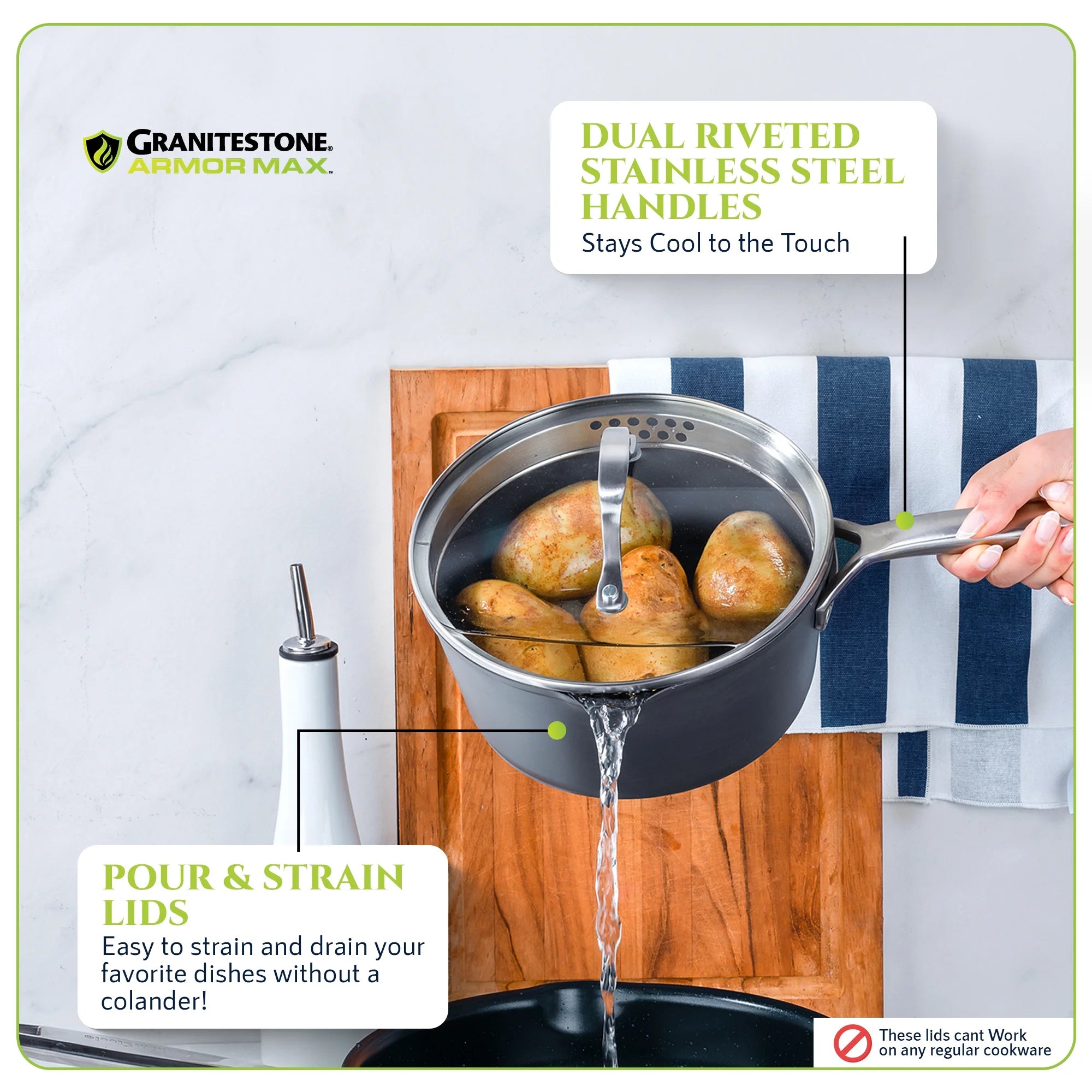 14pc Hard Anodized Cookware Set I5663