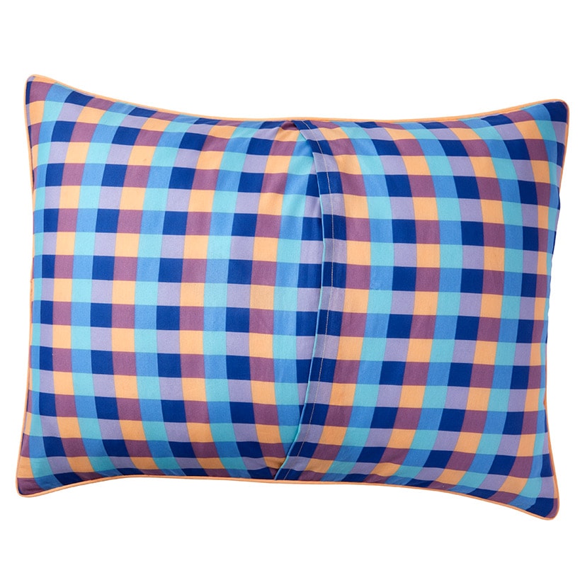 Summer Buffalo Plaid Reversible Comforter Set or Accent Pillow