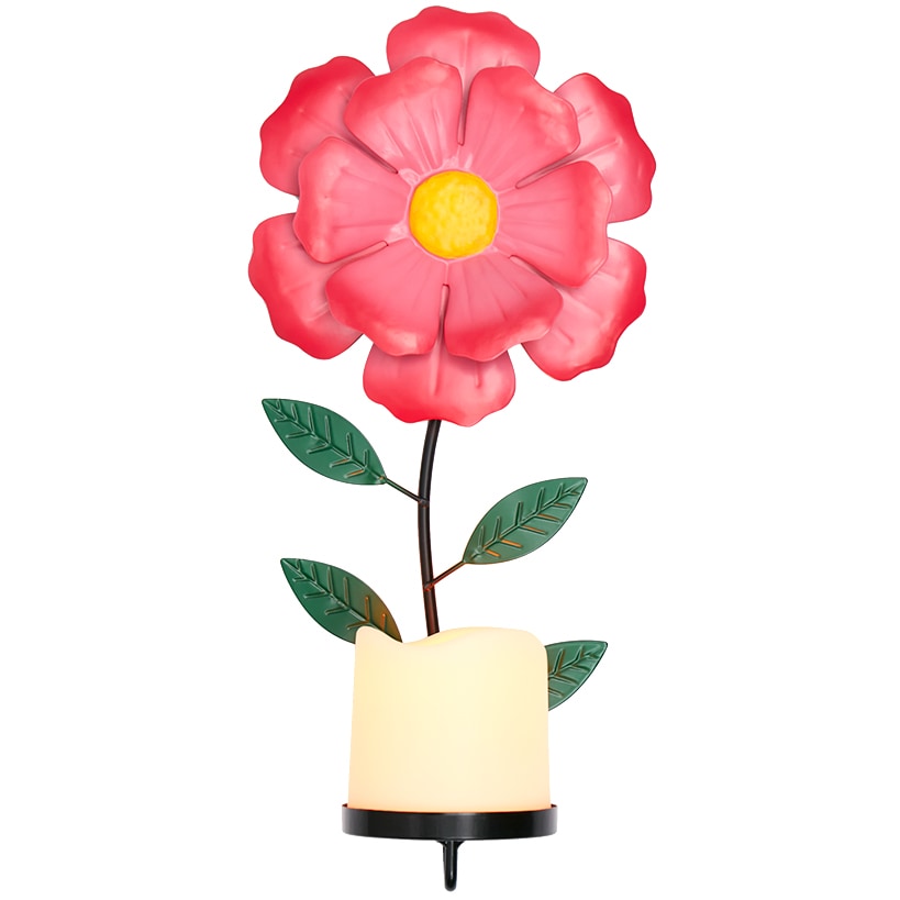 Flower LED Candle Sconce J9960