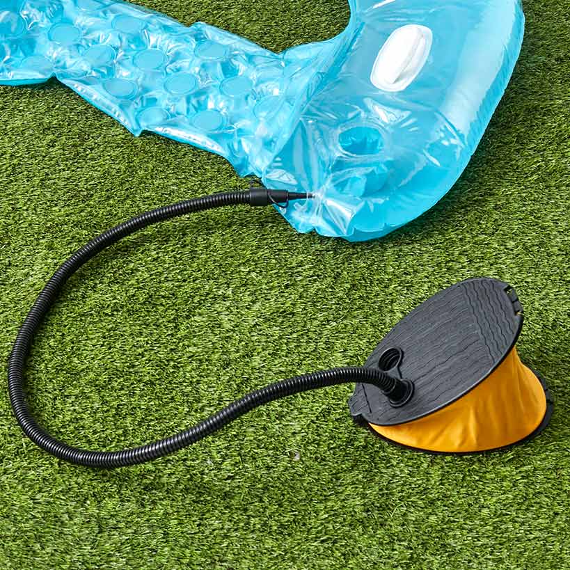 Portable Bellows Foot Pump with 3 Adapters U218855