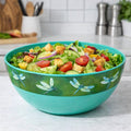 Charming Green Dragonfly Salad Bowl in Melamine