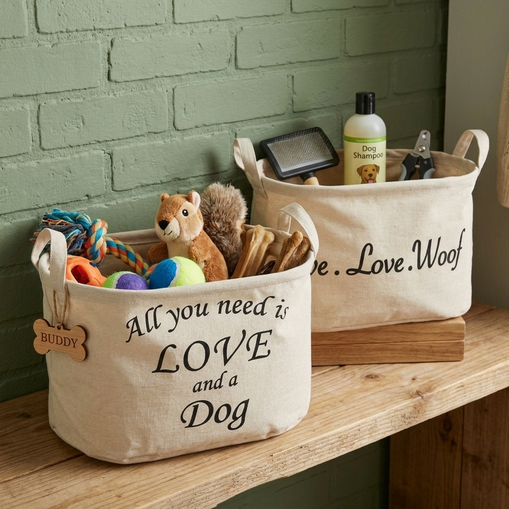 Pet Storage Bins Set of 2 J6783