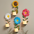 Flower LED Candle Sconce J9960
