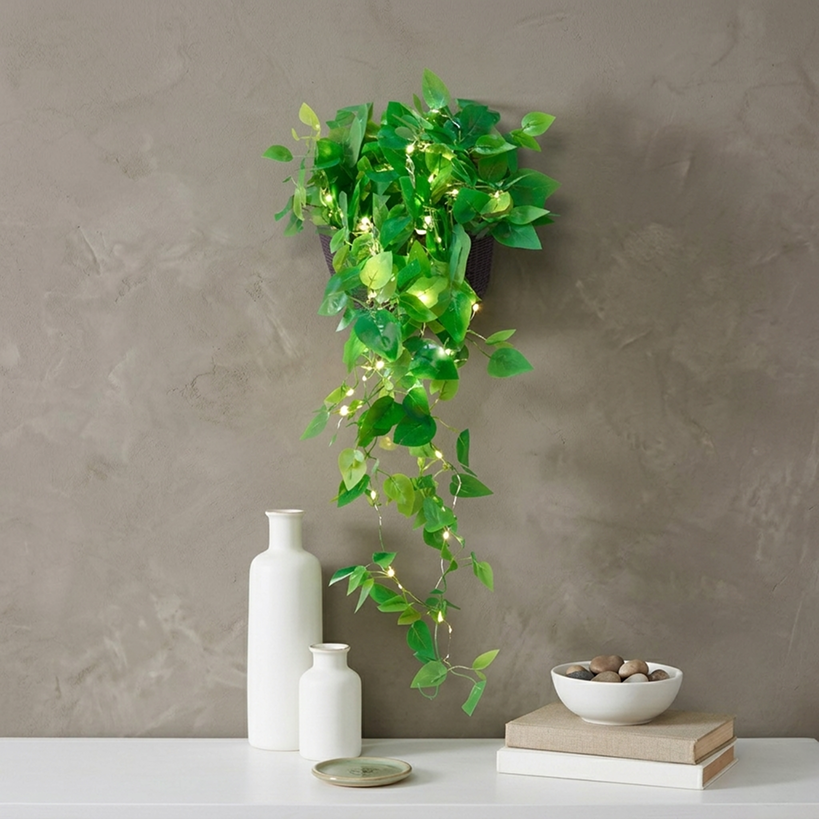 Lighted Wall Hanging Flower Cascade F406723