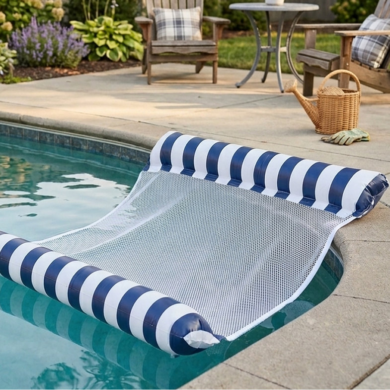 Double Pool Lounger-Spacious, Comfortable, with Head and Leg Support