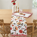 Jacobean Sunflower Table Runner or Set of 4 Placemats