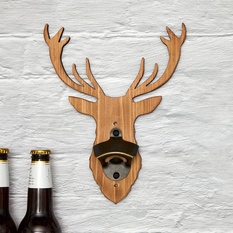 Woodland Wall Mounted Bottle Opener Plaque
