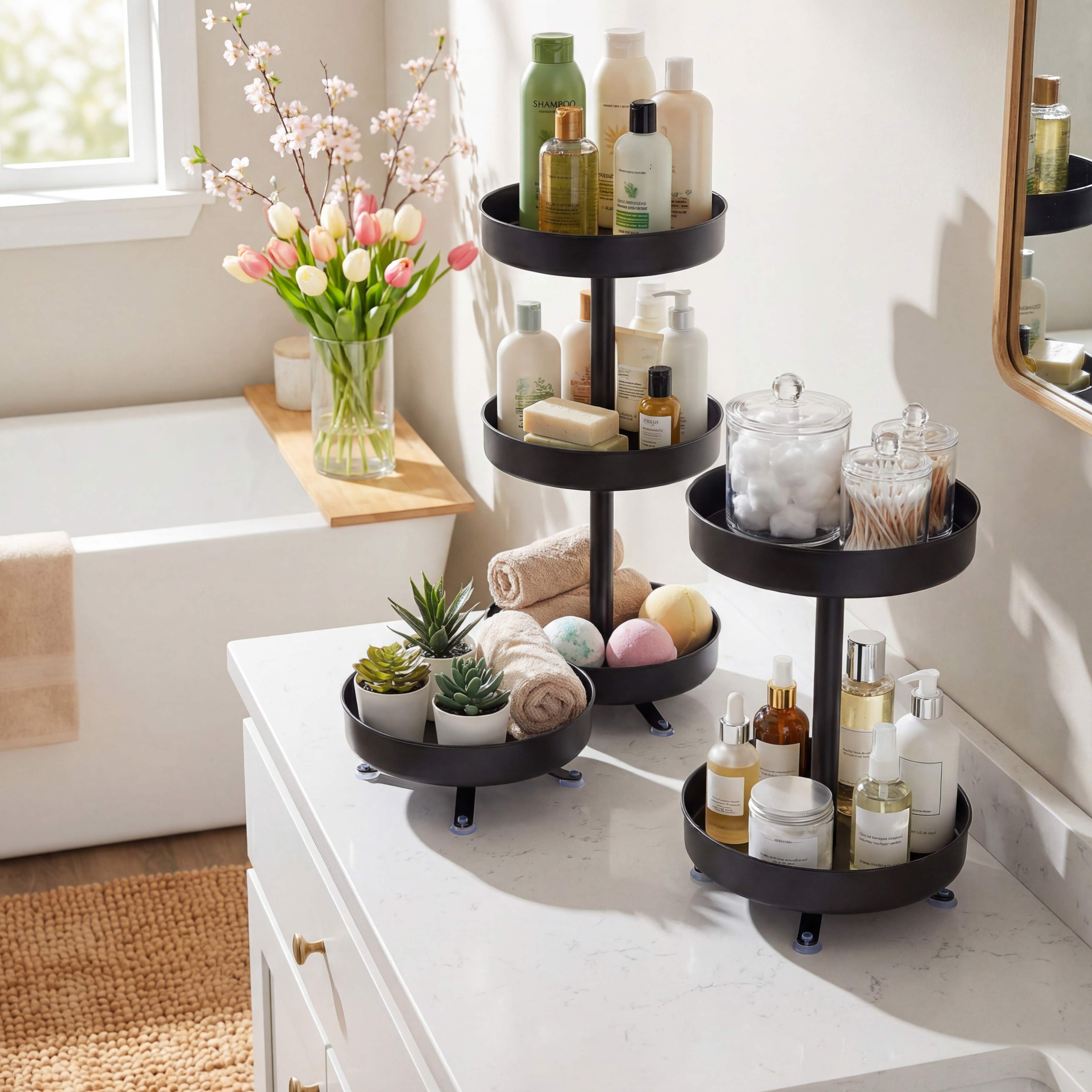 Kitchen Rotating Storage Rack