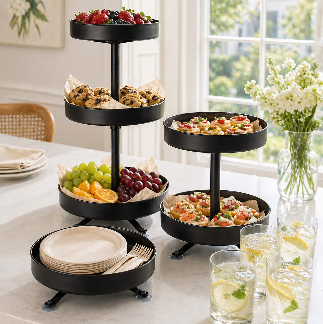 Kitchen Rotating Storage Rack