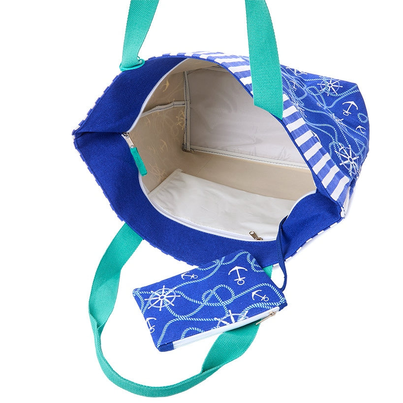 Beach Bag with Wet Pouch