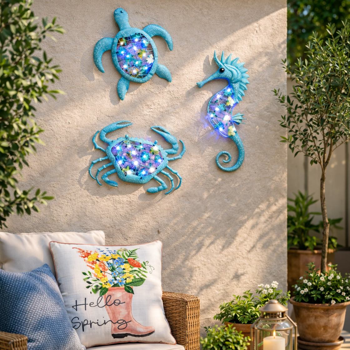Coastal Metal Wall Decor S724