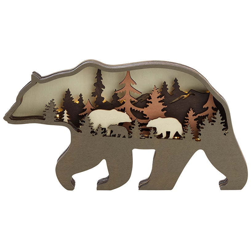 Lighted Woodland Animals X824109