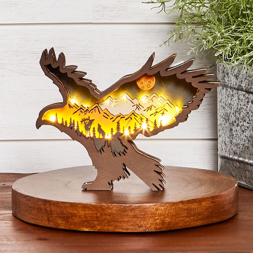 Lighted Woodland Animals X824109